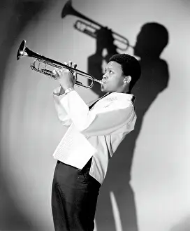 Hugh Masekela Portrait In NY