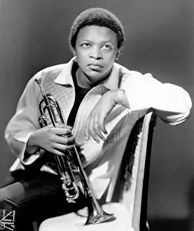 Hugh Masekela Portrait In NY
