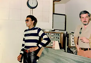 Acr073486 Prints: Hugh Masekela Recording Session