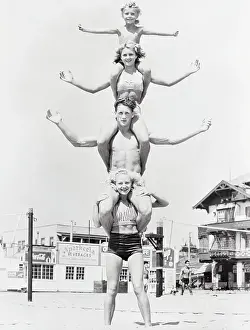 Heavy Prints: Human Pyramid