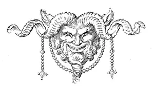 Kaulbach Prints: Humanized animals illustrations: Decoration