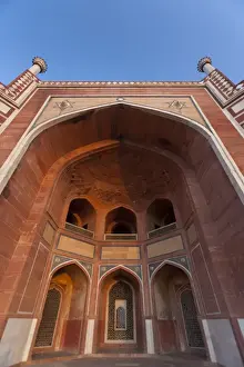 Delhi Prints: Humayuns tomb in Delhi, India