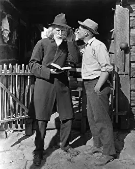 Farmer Prints: Humor/Young Man Talks To Deaf Old Farmer
