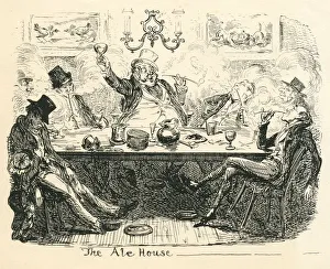 Images Dated 4th April 2013: Humour social comment the ale house cartoon by Cruikshank