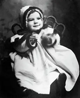 Prints of (Original Caption) 1899-Humphrey Bogart (1899-1957), Warner Bros. star, at the age of ten months The Essence of Cool: Humphrey Bogart At Age Ten Months