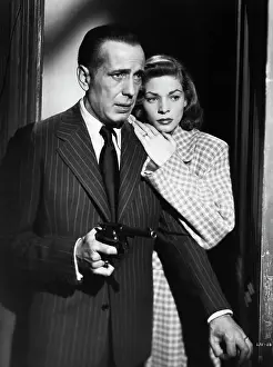 Pinstripes Prints: Humphrey Bogart and Lauren Bacall