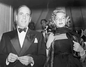 Prints of Actor Humphrey Bogart is pictured here with his fourth wife, actress Lauren Bacall The Essence of Cool: Humphrey Bogart and Lauren Bacall