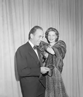 Humphrey Bogart and Lauren Bacall Arriving at Oscars