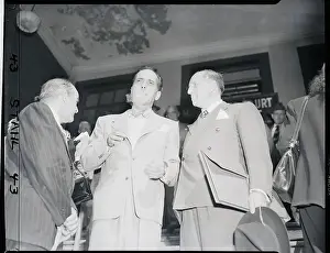 Humphrey Bogart Leaves Court, Smoking