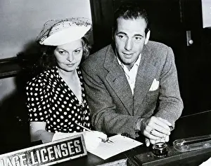 Humphrey Bogart &Mayo Methot Applying