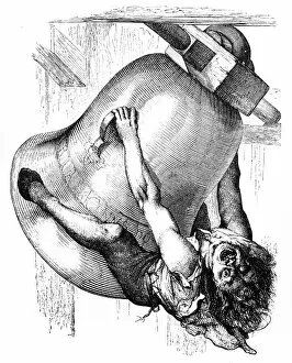 Images Dated 30th May 2015: The Hunchback of Notre Dame engraving 1888