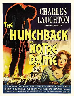 Hunchback Prints: Hunchback of Notre Dame, Window Card