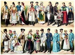 Morocco Collection: Hungarian national costumes