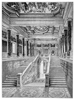 Visit Collection: Hungarian National Museum staircase