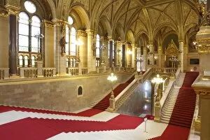 Images Dated 11th August 2016: Hungarian Parliament Building Interior, Budapest