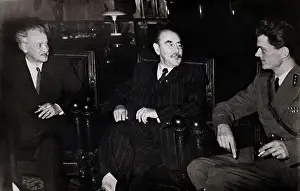Hungary Prints: Hungarian President Imre Nagy with Cabinet Members