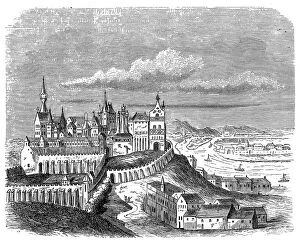 Images Dated 2nd December 2017: Hungary, Budapest, Buda castle, late 16th century, exterior view
