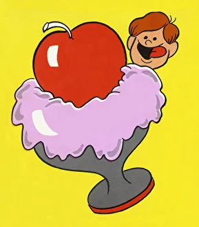 Unhealthy Eating Gallery: Hungry Boy and Sundae