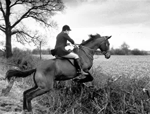 Roles Prints: Hunter On Horseback