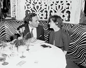 Huntington Hartford and His Wife Marjorie Steel at Table