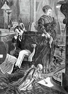 Crisis Prints: Husband And Wife During 1869 Crisis