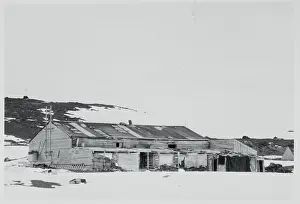 Shackleton Antarctic Expedition Prints: Hut in Antarctica Where British Arctic Expedition Spent the Winter
