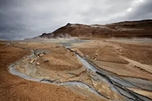 Volcano Collection: Hverir solfatara field, Reykjahilid, Myvatn, northern Iceland, Iceland, Europe