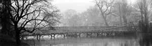 Prints of circa 1911: A bridge in Hyde Park, London, which is to be demolished and replaced with a new one. (Photo by Alfred Hind Robinson/A H Robinson/Getty Images) Alfred Hind Robinson (1864-1950) Prints: Hyde Park Bridge
