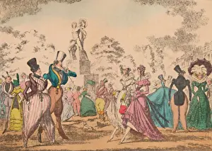 Socialising Prints: Hyde Park Corner In 1822 Circa 1870