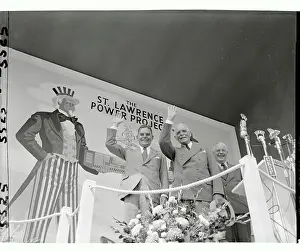Cornwall Prints: Hydroelectric Power Project Ceremony