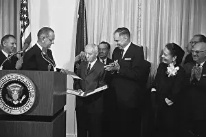 Rickover Prints: Hyman Rickover Receiving an Award