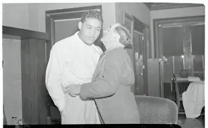 Northville Prints: Hype Igoe Speaking into Joe Louis Ear