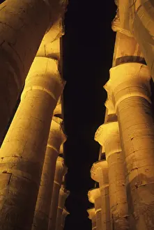 Luxor Thebes Prints: Hypostyle Hall, Temple of Luxor, Luxor, Egypt