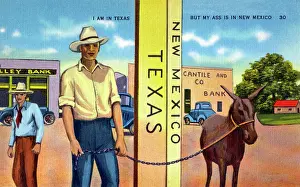 Comic Prints: I am in Texas but my Ass is in New Mexico