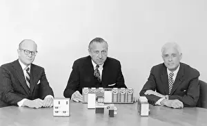 Thomas J Prints: IBM Executives with 1971 Model Computer