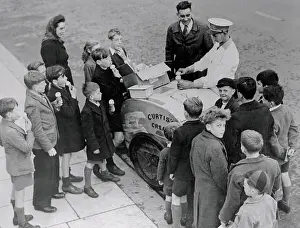 Indulgence Prints: Ice Cream Vendor Serving Children