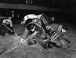 Ice Rink Prints: Ice Hockey