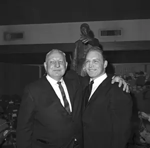 Ice Hockey Player Bobby Hull with His Father