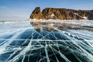 Ice on Lake Baikal