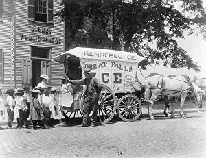 Teacher Prints: Ice Vendor Weighing Ice Block