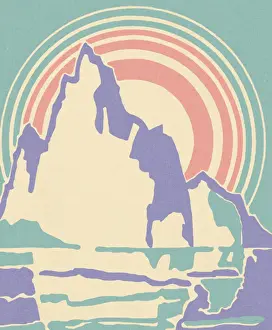 Global Warming Prints: Iceberg