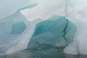 Images Dated 12th August 2012: Iceberg, detail, Spitsbergen Island, Svalbard Archipelago, Svalbard and Jan Mayen, Norway