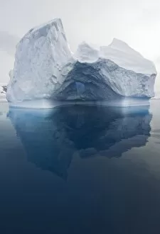 Iceberg Ice Formation Gallery: iceberg and reflections, Antarctic Peninsula