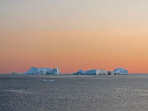 Images Dated 4th September 2017: Icebergs at Disko Bay, Oqaatsut (Rodebay), Greenland, Denmark