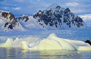 Iceberg Ice Formation Gallery: Icebergs, Wiggins Glacier, Antarctica