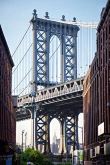 World Famous Bridges Collection: Iconic Manhattan Bridge View