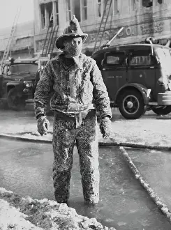 Huty30660 Prints: Icy Firefighter