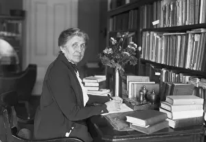 Lecturer Prints: Ida M. Tarbell at Her Desk