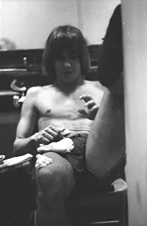 Iggy Pop Backstage In Detroit