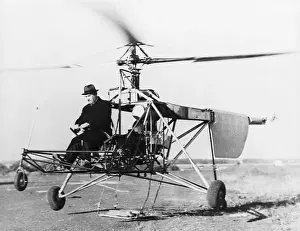 Record Setting Prints: Igor Sikorsky Tests Early Helicopter